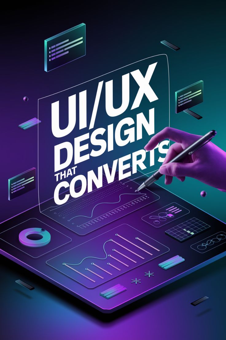 Professional UI/UX design for websites improving user experience, customer engagement, and conversion rates